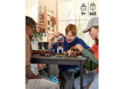 LEGO Minecraft The Pillager Outpost and Ravager Set 665 Pieces