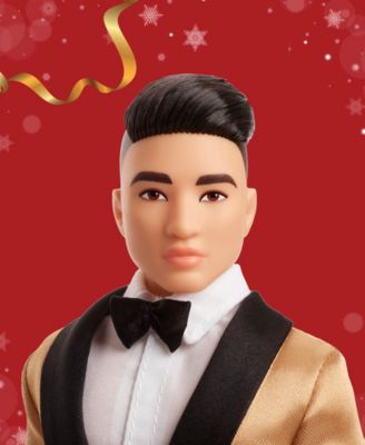 Barbie 2025 Holiday KEN Doll- Black Hair