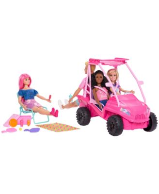 Barbie Mysteries: Beach Detectives Ultimate Beach Buggy Vehicle Playset with 10 Plus Accessories