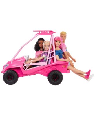 Barbie Mysteries: Beach Detectives Ultimate Beach Buggy Vehicle Playset with 10 Plus Accessories