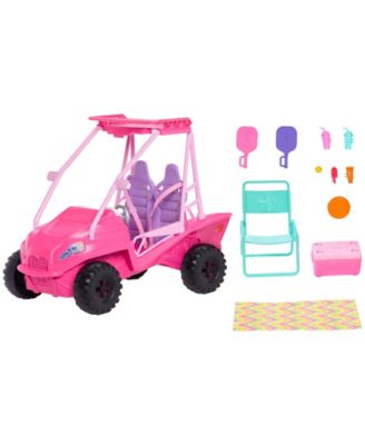 Barbie Mysteries: Beach Detectives Ultimate Beach Buggy Vehicle Playset with 10 Plus Accessories