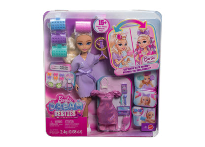 Barbie Dream Besties Get Ready with Barbie Malibu Doll and Accessories