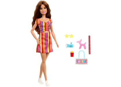 Barbie Day At the Fair Fashion Doll - 6 Festival-Themed Accessories