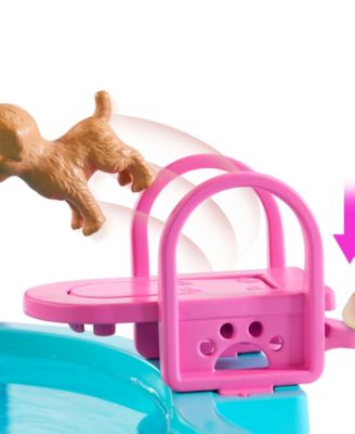 Barbie Dream Pool Playset - Slide & Bubbling Hot Tub with 20+ Accessories