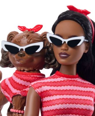 Barbie Twinning Looks Fashion Doll with Pet Dog - Blonde Hair