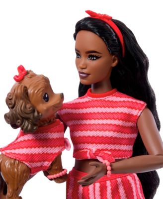 Barbie Twinning Looks Fashion Doll with Pet Dog - Blonde Hair