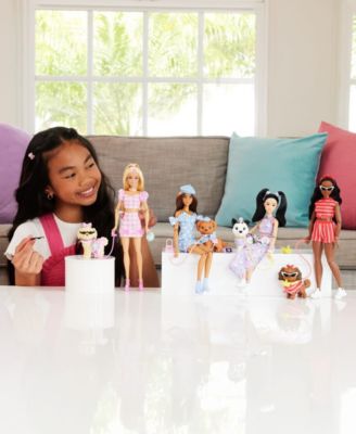 Barbie Twinning Looks Fashion Doll with Pet Dog - Matching Outfits