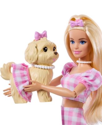 Barbie Twinning Looks Fashion Doll with Pet Dog - Matching Outfits