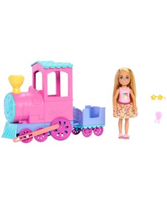 Barbie Day at the Fair Toy Train Set with Chelsea Small Doll and Festival Accessories