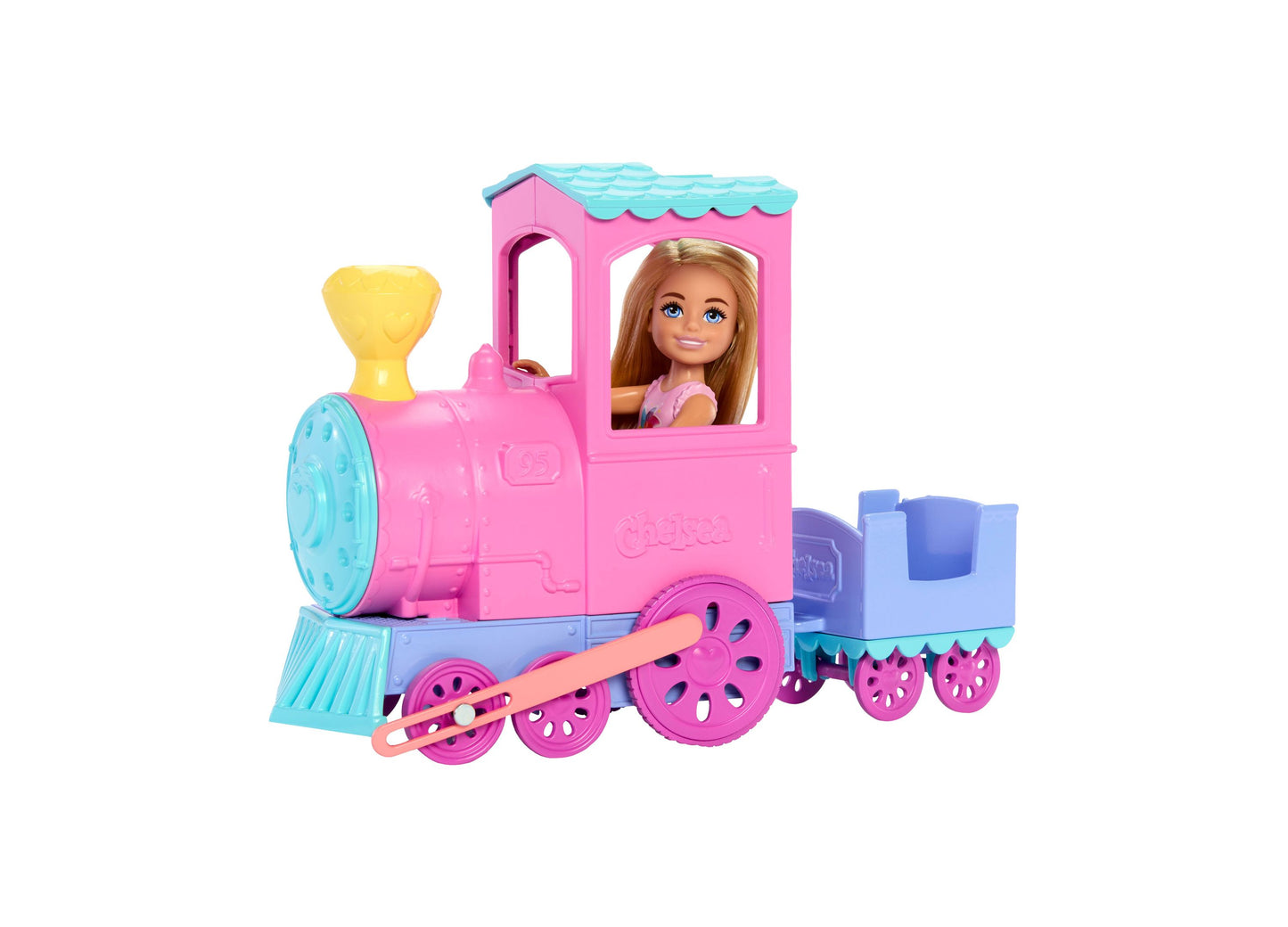 Barbie Day at the Fair Toy Train Set with Chelsea Small Doll and Festival Accessories
