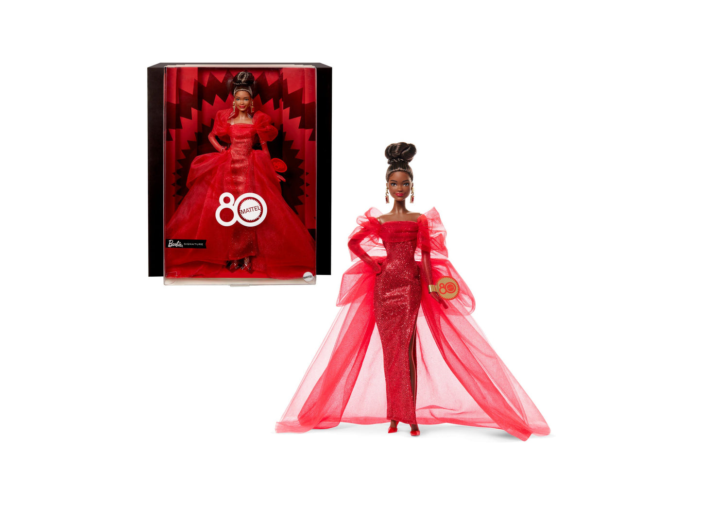 Barbie Mattel 80th Anniversary Fashion Doll - Brooklyn