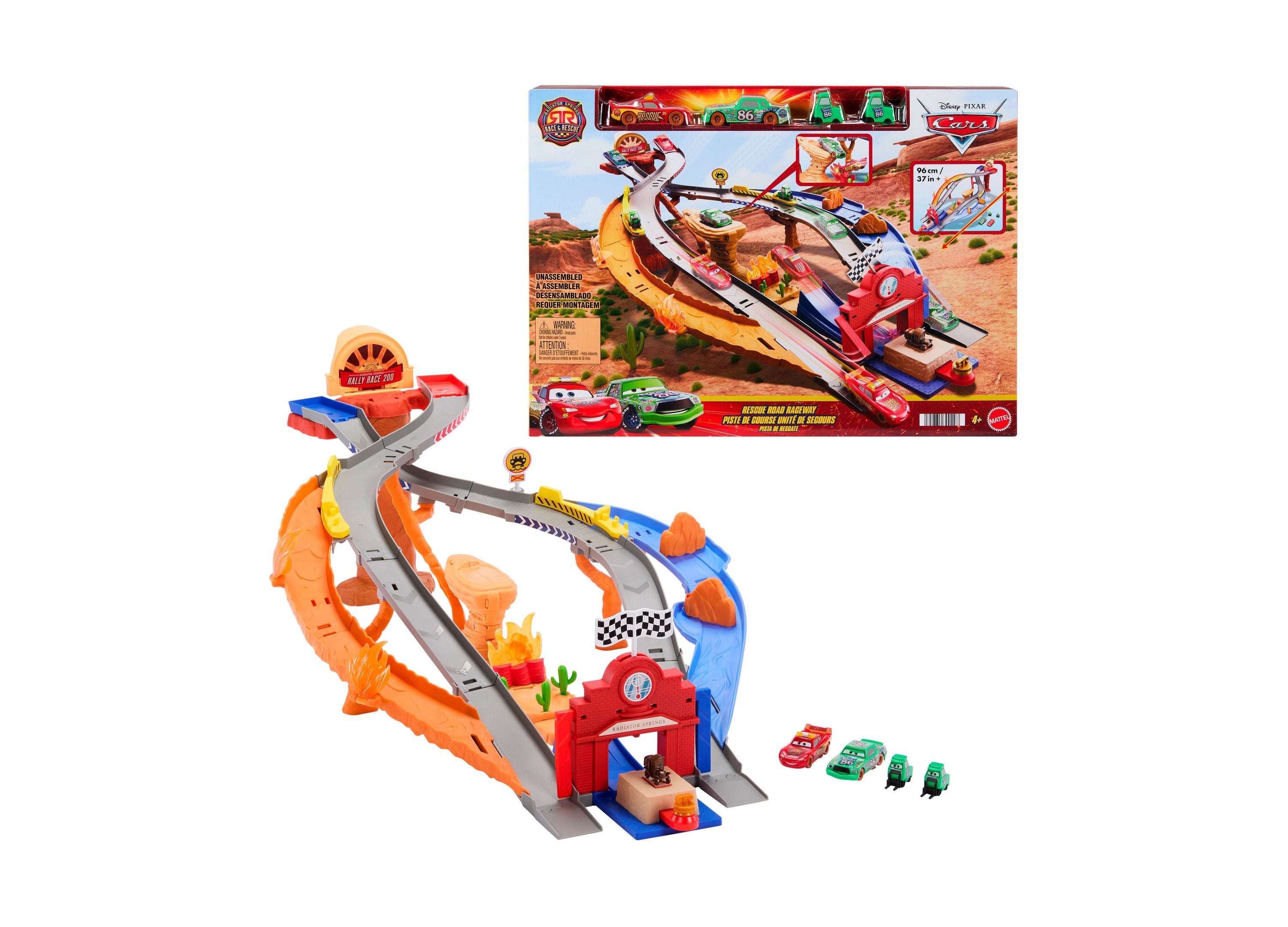 Disney and Pixar Cars Radiator Springs Race and Rescue Road