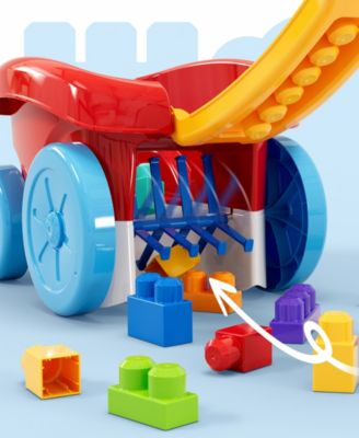 Mega Bloks First Builders 21-Piece Block Scooping Wagon - Red