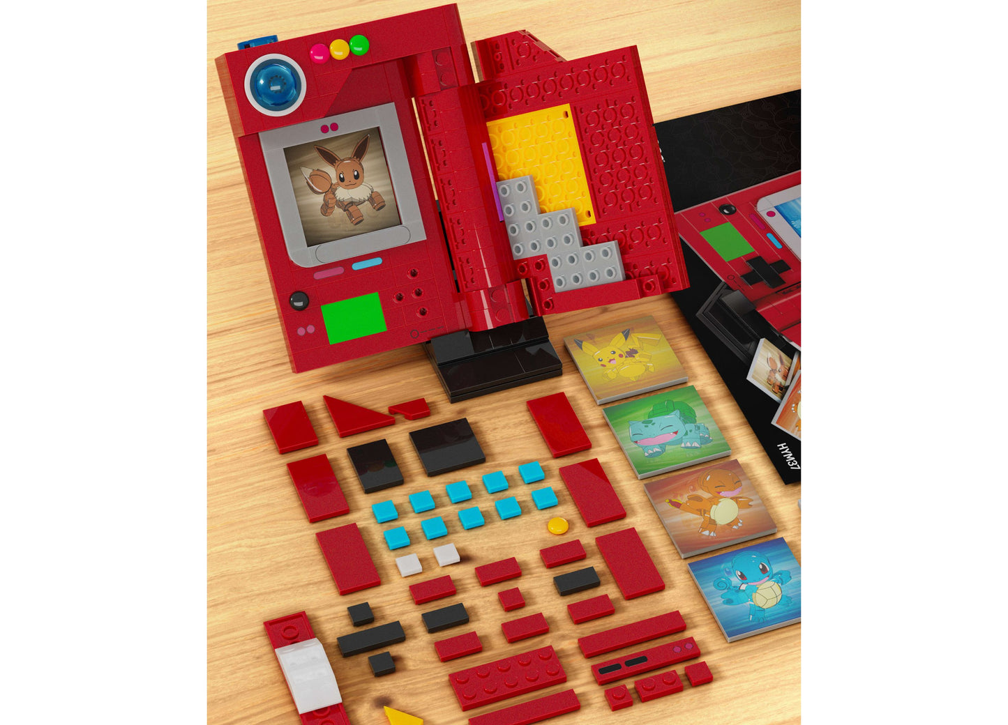 Mega Construx Pokémon 322-Piece Kanto Region Pokédex Building Kit - Model HYM37