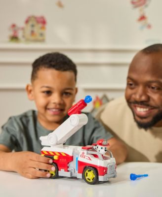 Paw Patrol Fire Rescue Marshall Fire Engine Toy with Ladder