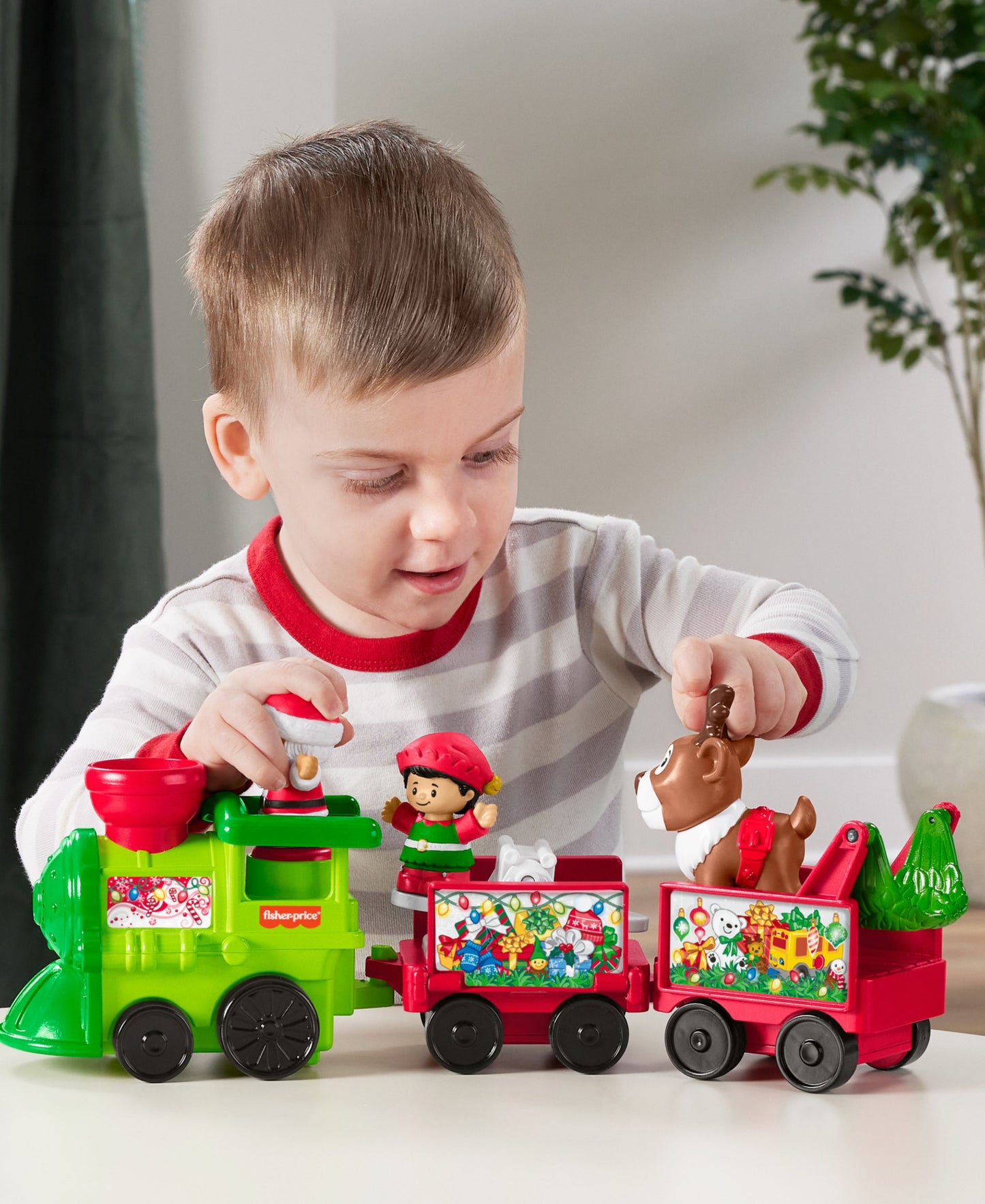 Fisher-Price Little People Musical Christmas Train Toy