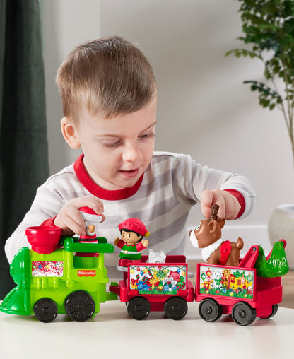 Fisher-Price Little People Musical Christmas Train Toy