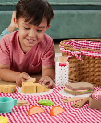 Fisher Price 31-Piece Wooden Picnic Play Set