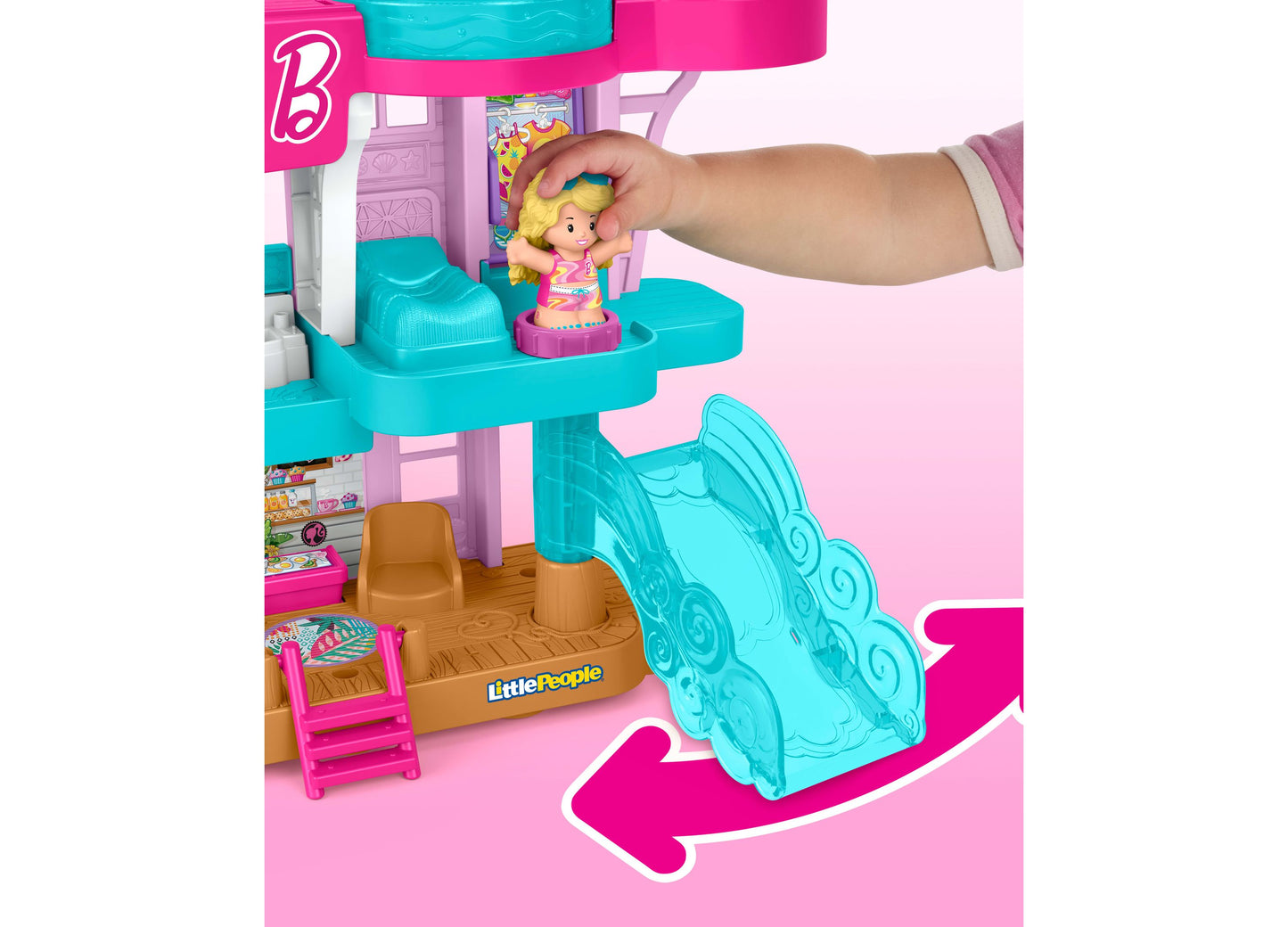 Fisher-Price Little People Barbie Beach House Playset