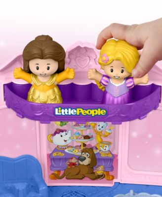 Fisher-Price Little People Disney Princess Musical Carriage with Belle and Rapunzel Figures