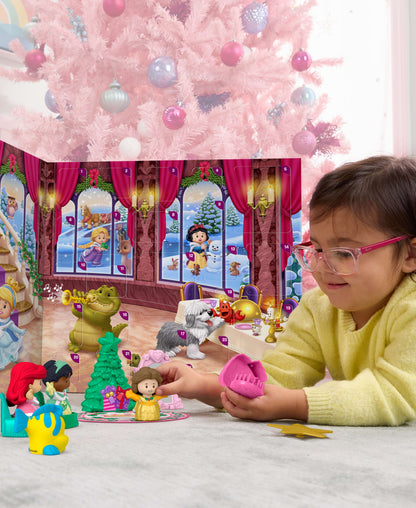 Little People Disney Princess Advent Calendar Playset - 24 Toy Set