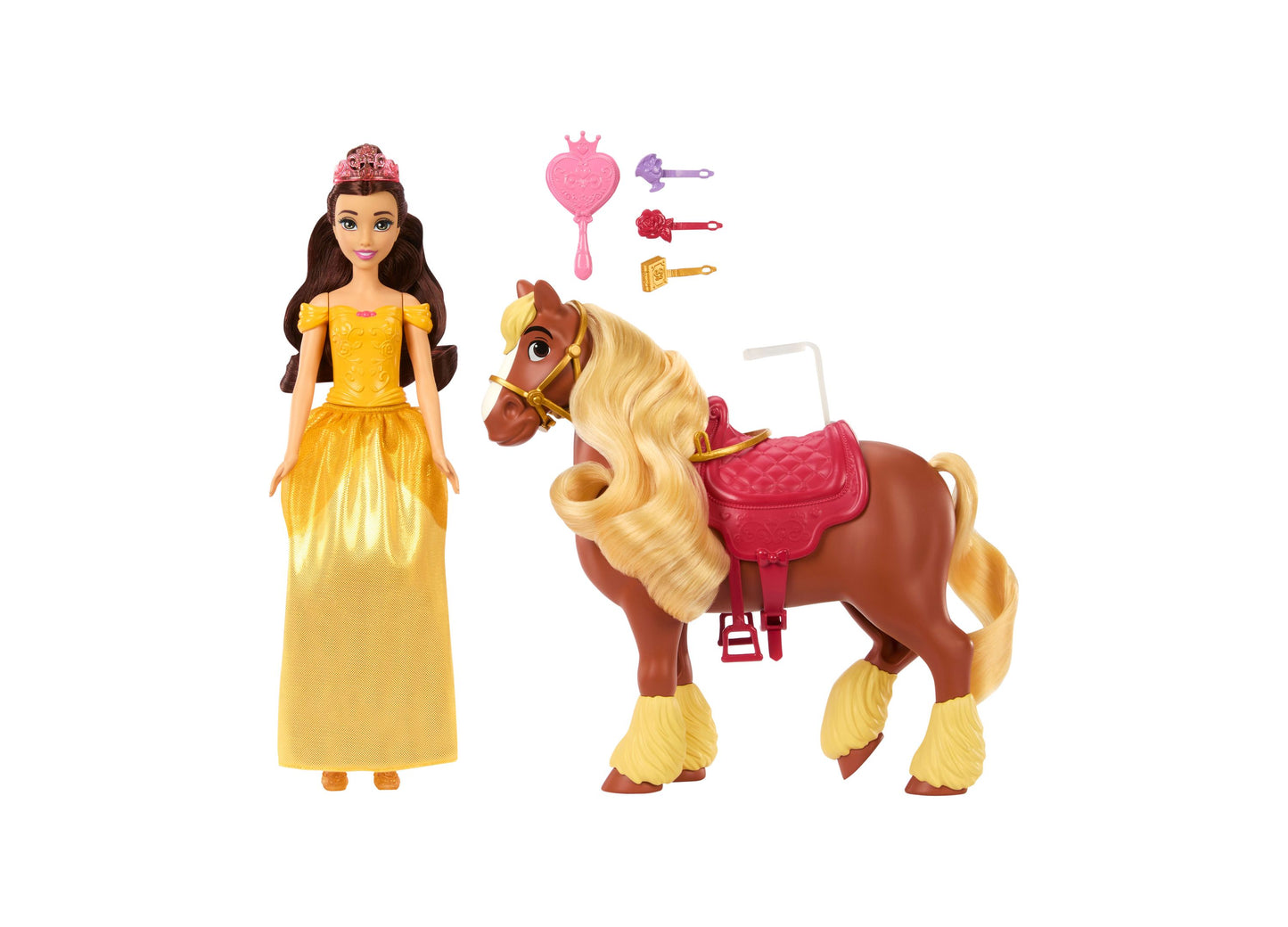 Disney Princess Belle and Philippe Fashion Doll with Horse