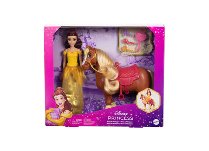Disney Princess Belle and Philippe Fashion Doll with Horse