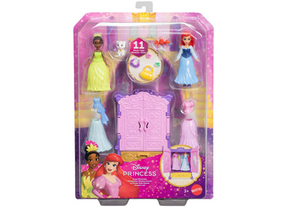 Disney Princess Royal Wardrobe Set - Ariel and Tiana Dolls