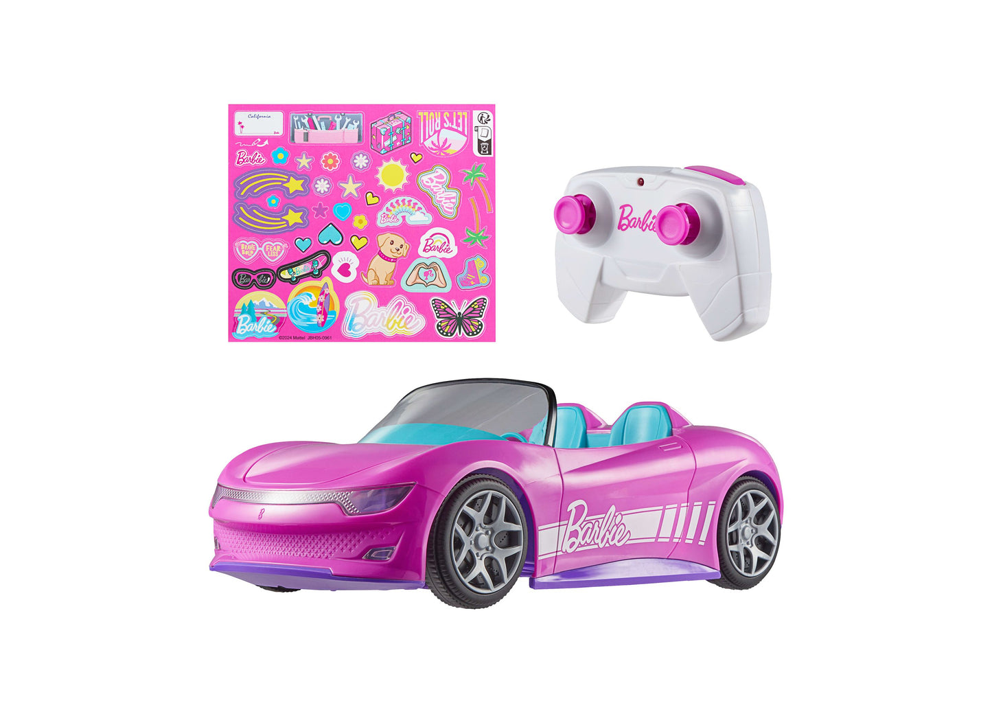 Hot Wheels RC Barbie Convertible - Pink