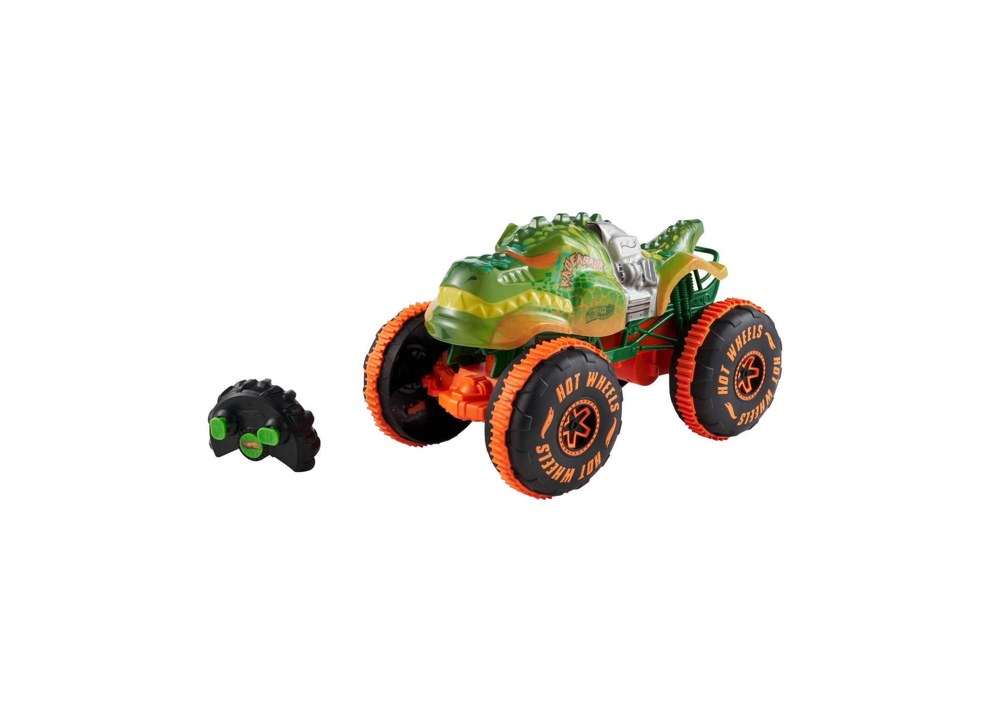 Hot Wheels Monster Trucks RC Rageasaur Remote Control Toy Truck