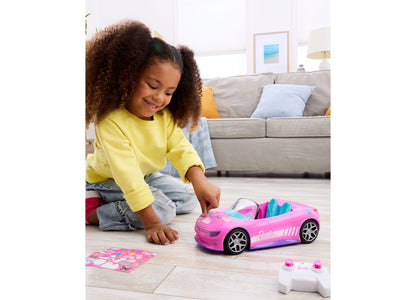Hot Wheels RC Barbie Convertible - Pink