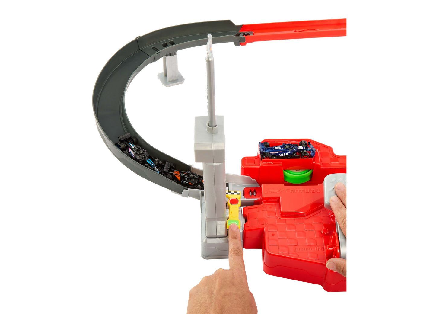 Hot Wheels 1:64 Racing Formula 1 Sprint Race Circuit Track Set with Die-Cast Cars