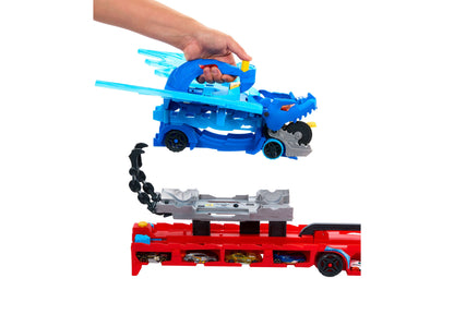 Hot Wheels Ultimate Dual Dragon Transporter Toy Cars