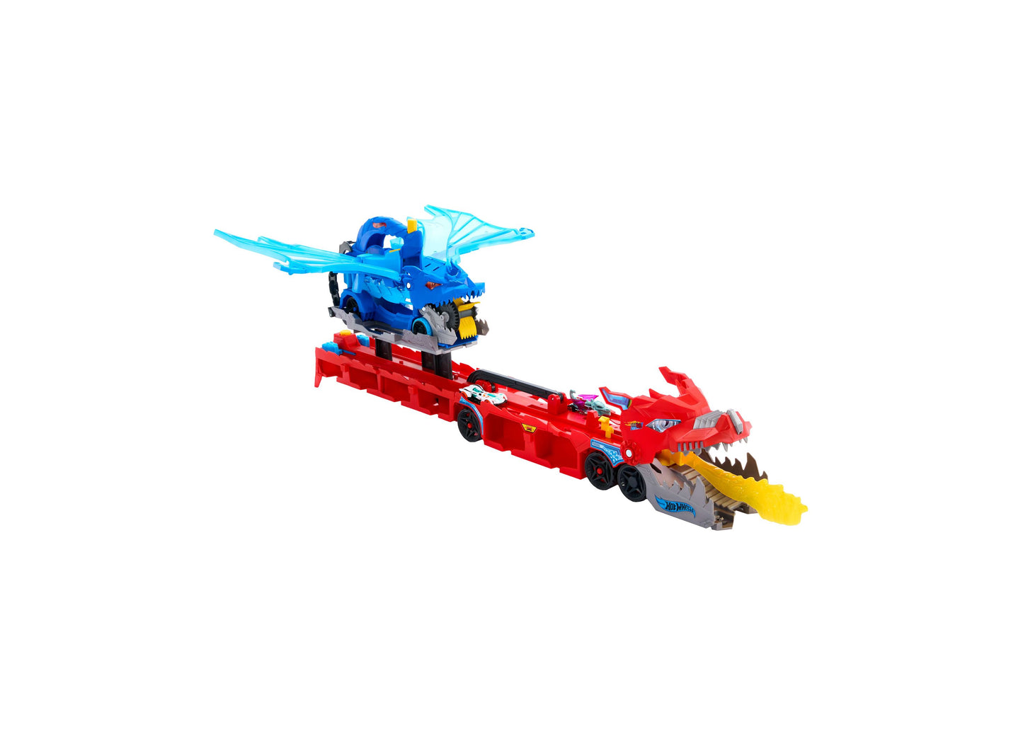 Hot Wheels Ultimate Dual Dragon Transporter Toy Cars