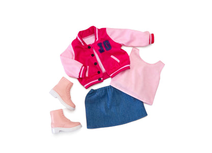 Journey Girls 4-Piece Back to School Fashion Outfit Set for 18" Dolls