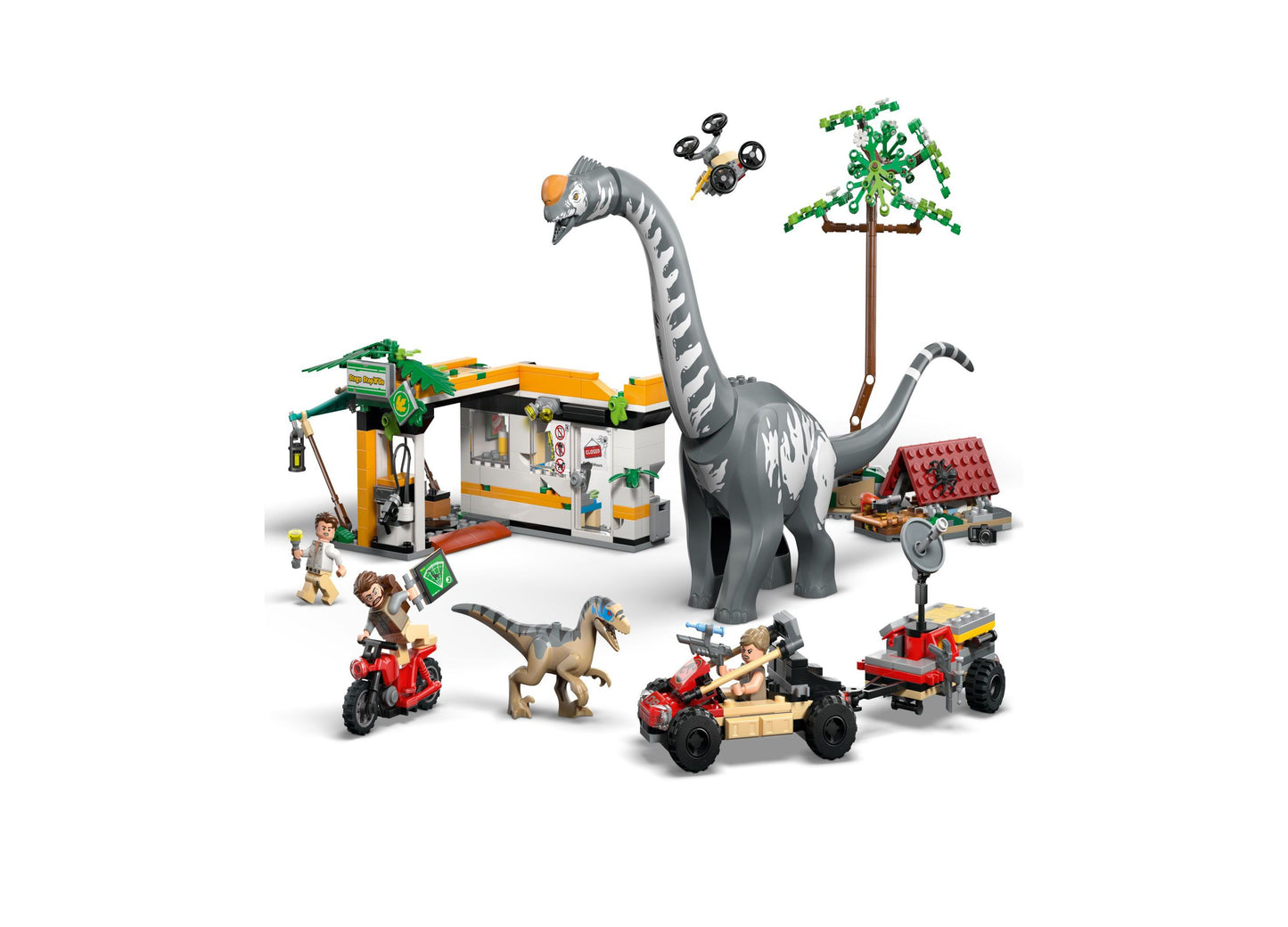 LEGO Jurassic World Raptor Titanosaurus Tracking Mission 76973 - 582 Pieces