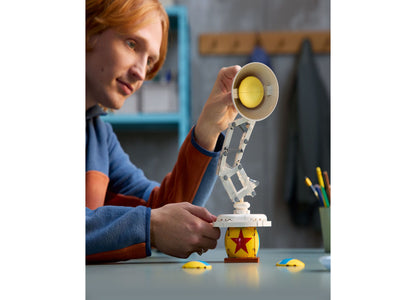 LEGO Ideas Disney Pixar Luxo Jr. Articulated Lamp Set - 613 Pieces