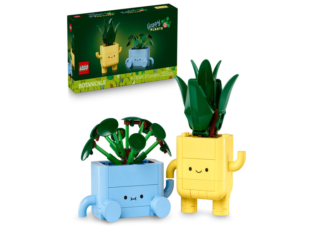 LEGO Botanicals Happy Plants Building Set Model 10349, 217 Pieces