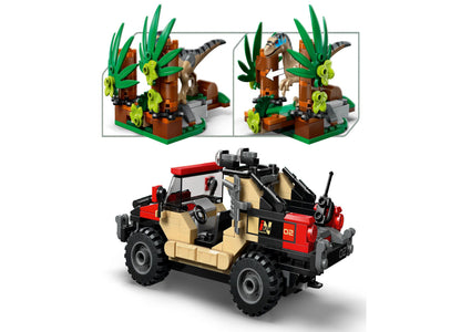 LEGO Jurassic World Raptor Off-Road Escape 76972 – 285 Pieces