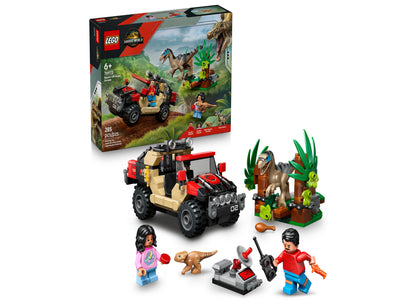 LEGO Jurassic World Raptor Off-Road Escape 76972 – 285 Pieces