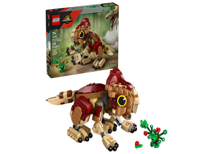 LEGO Jurassic World Baby Dinosaur Dolores 76970 - Poseable Aquilops Model, 339 Pieces