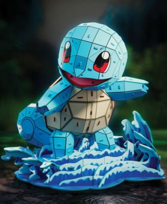 Pokémon Squirtle 3D Model Kit Kanto Starter Collection, 180-Pieces