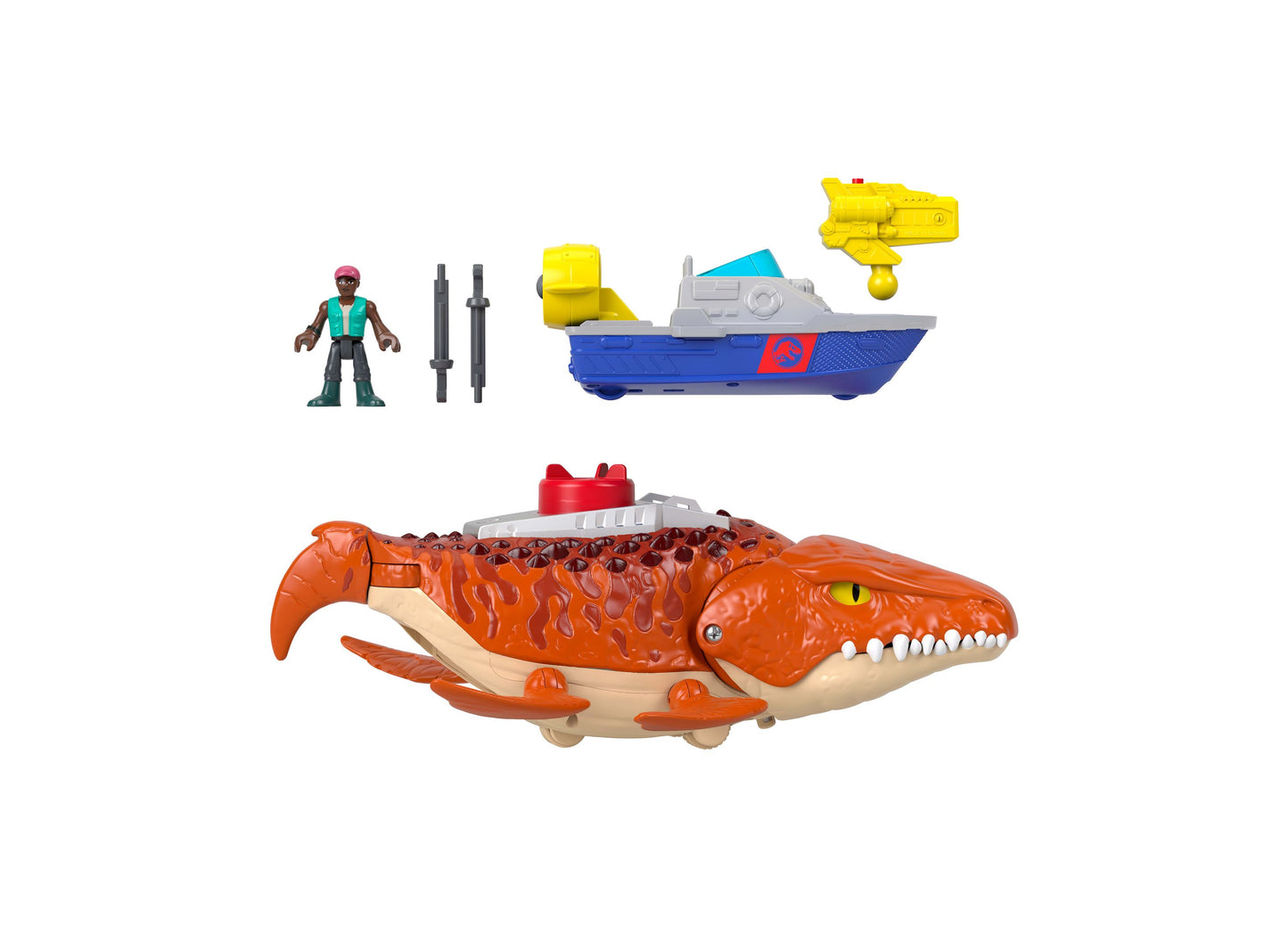 Imaginext Fisher-Price Jurassic World Rebirth Aquachomp Mosasaurus Playset