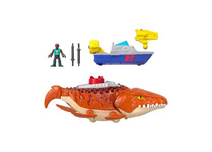 Imaginext Fisher-Price Jurassic World Rebirth Aquachomp Mosasaurus Playset