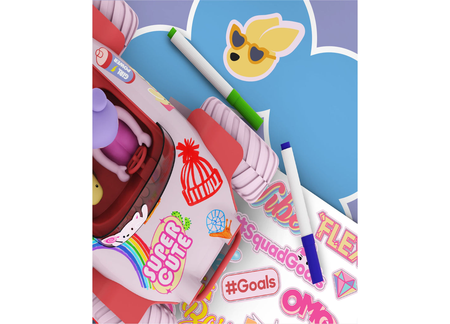 Sharper Image Remote Control Pixie Cruiser Doodle - Customizable Canvas