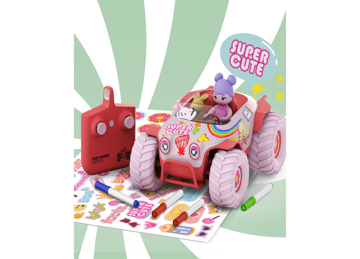 Sharper Image Remote Control Pixie Cruiser Doodle - Customizable Canvas