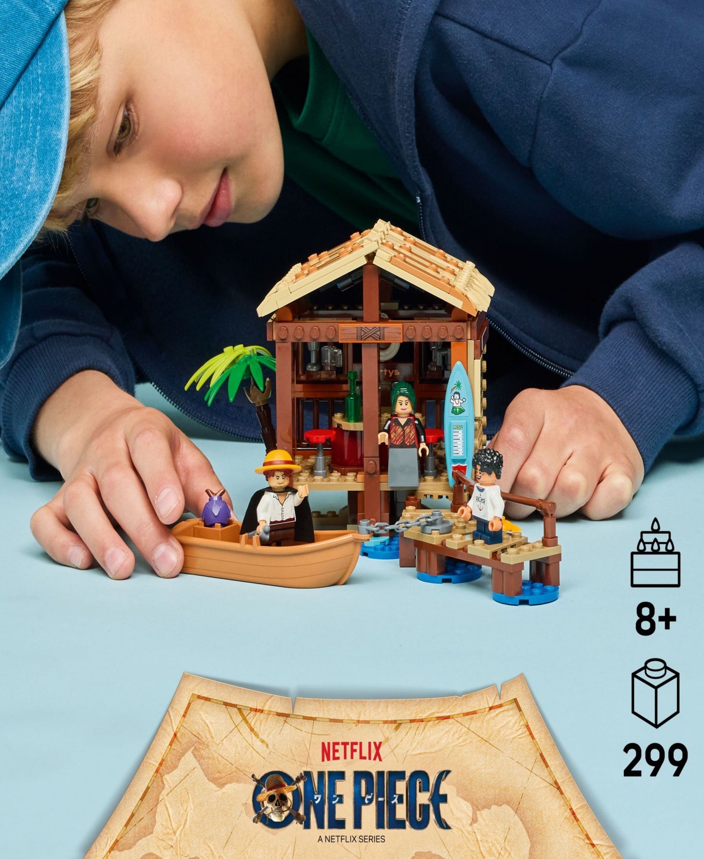 LEGO ONE PIECE Windmill Village Hut Adventure Set 299 Pieces - Model 75636