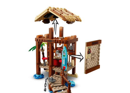 LEGO ONE PIECE Windmill Village Hut Adventure Set 299 Pieces - Model 75636
