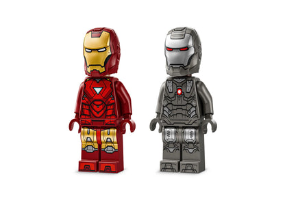 LEGO Marvel Iron Man War Machine vs. Hammer Drones 76320, 204 Pieces