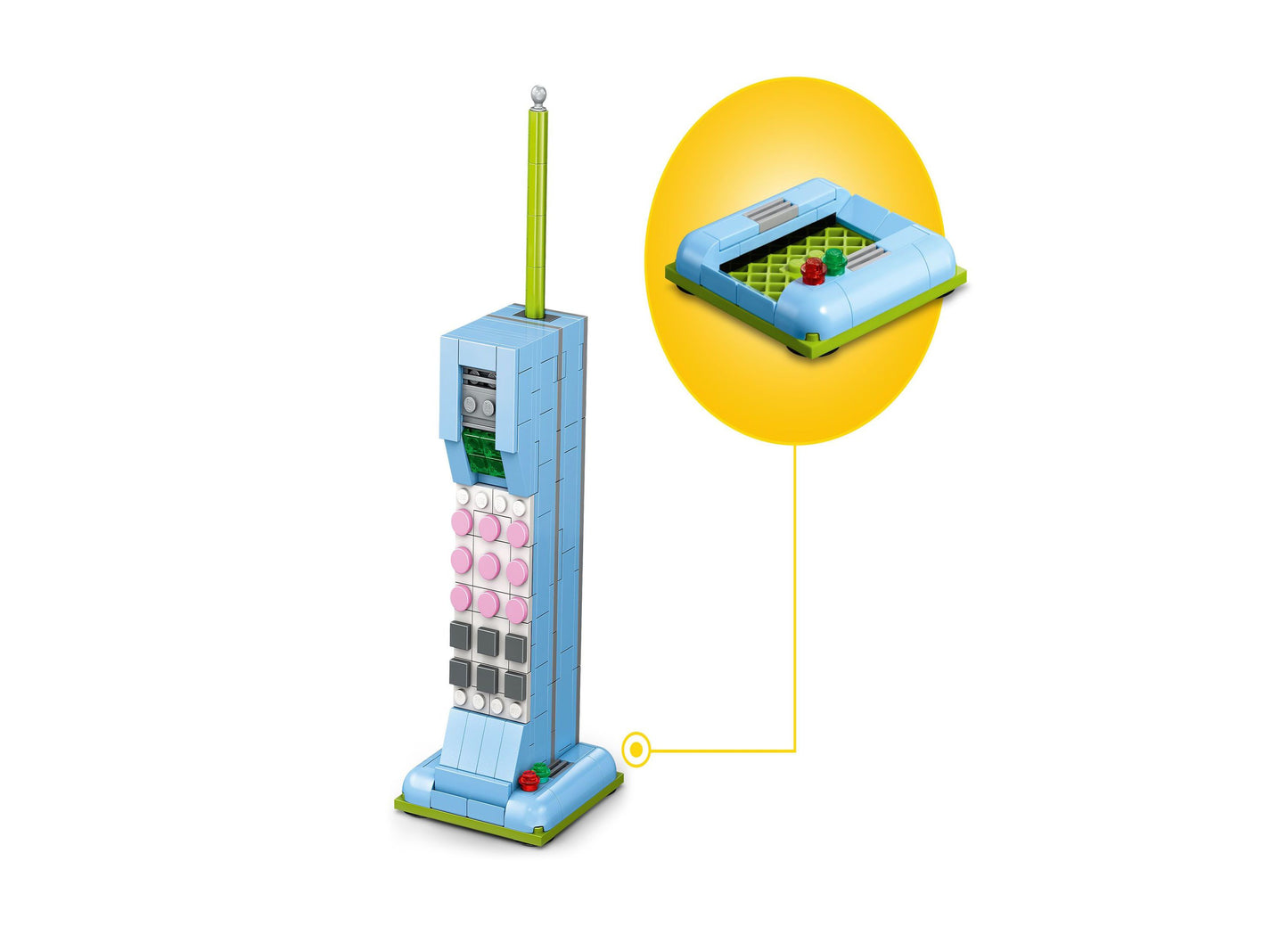 LEGO Creator 3-in-1 Retro Telephone Build Kit 31174 - 383 Pieces